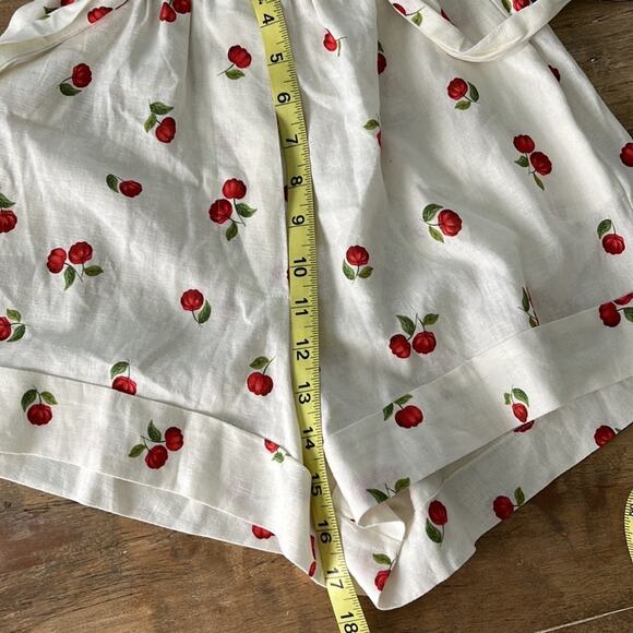 Anthropologie FARM RIO Mini Pitanga Cherry Paperbag Shorts XS NWT - Picture 8 of 11